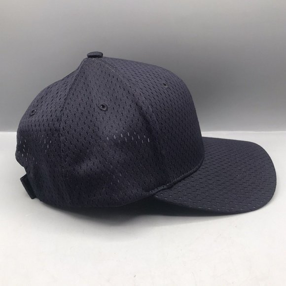 Richardson Adult Pro 414 Baseball Hat Cap Sz. Small Adjustable Black Mesh NEW - Picture 2 of 7